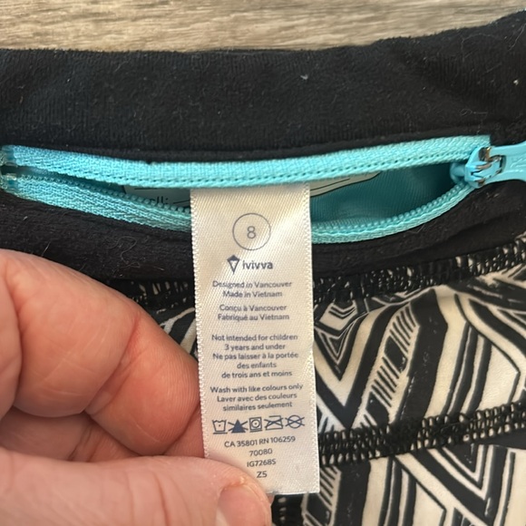 Ivivva by Lululemon girls shorts size 8 - Picture 5 of 6